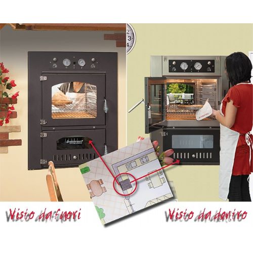 Idraulicashop | RossoFuoco Forno da incasso QUATTROSTAGIONI